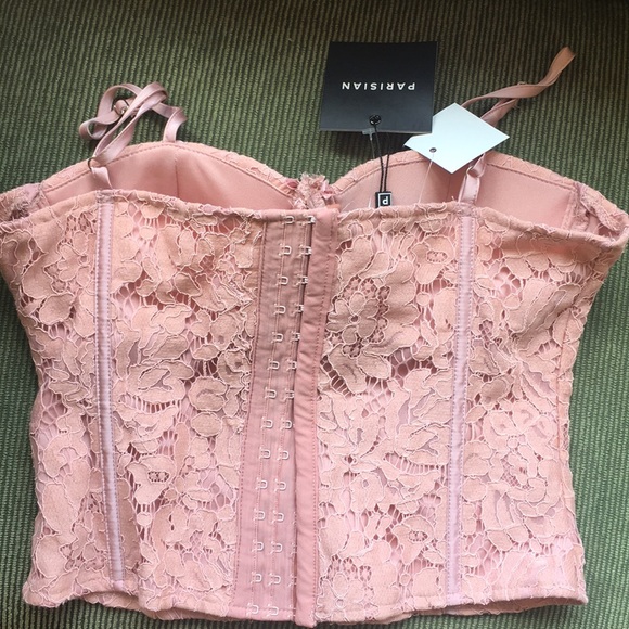 PARISIAN Pink Rose Bustier - Picture 2 of 7